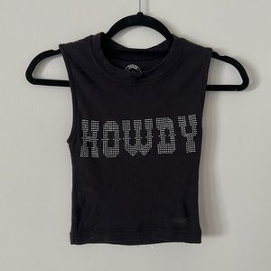 Urban Outfitters Howdy Rhinestone Tank